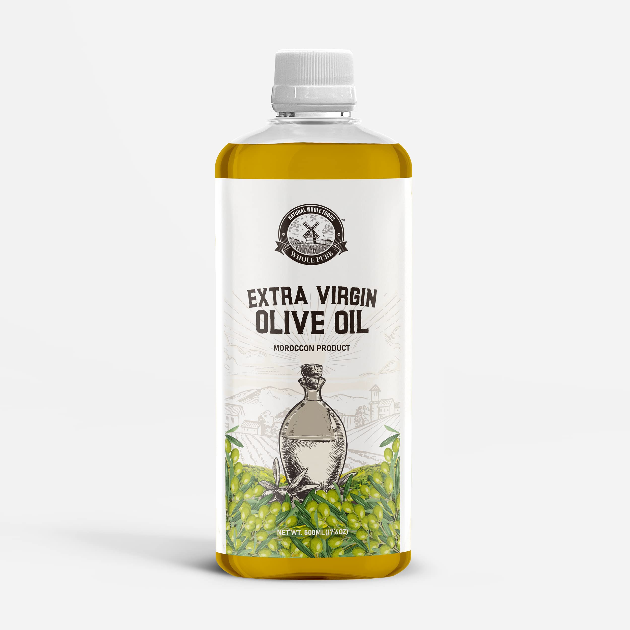 Wholepure- Extra Virgin Olive Oil (500 ml) | Imported from Morocco